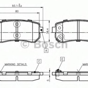 HYUNDAI FREN BALATASI ARKA 1.2-1.4-1.6 CRDI