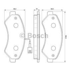 DUCATO-BOXER-JUMPER FREN BALATASI ÖN DİSK 2.2-3.0 HDİ 